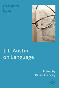 J. L. Austin on Language_cover
