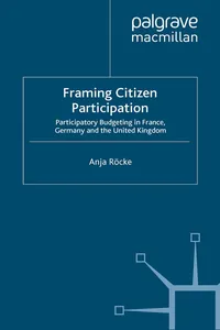 Framing Citizen Participation_cover