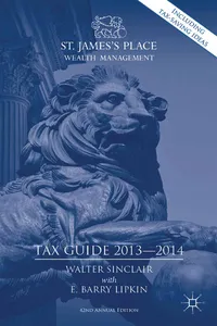 St. James's Place Tax Guide 2013-2014_cover