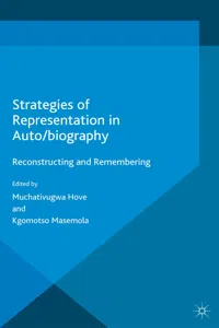Strategies of Representation in Auto/biography_cover