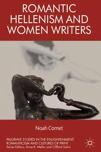 Romantic Hellenism and Women Writers_cover