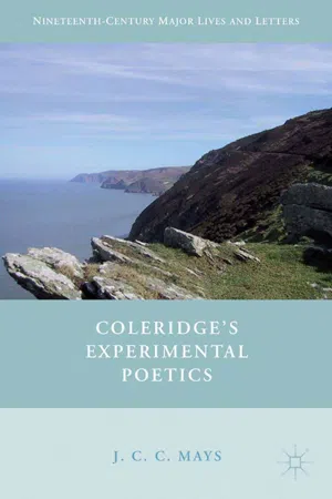 Coleridge's Experimental Poetics