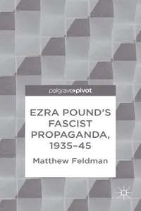 Ezra Pound's Fascist Propaganda, 1935-45_cover