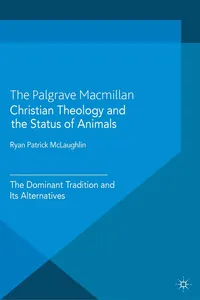 Christian Theology and the Status of Animals_cover