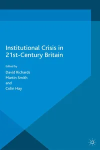 Institutional Crisis in 21st Century Britain_cover