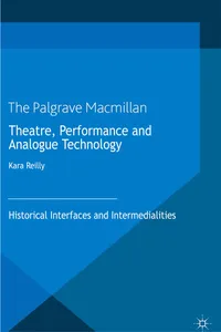 Theatre, Performance and Analogue Technology_cover