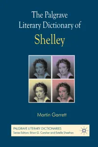 The Palgrave Literary Dictionary of Shelley_cover