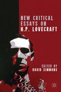 New Critical Essays on H.P. Lovecraft_cover