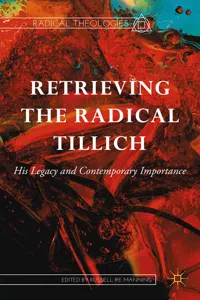 Retrieving the Radical Tillich_cover