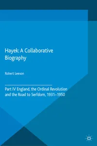 Hayek: A Collaborative Biography_cover