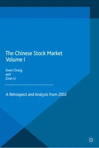 The Chinese Stock Market Volume I_cover