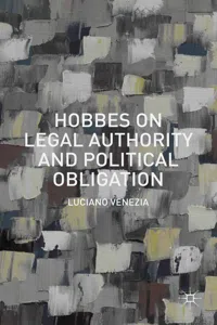 Hobbes on Legal Authority and Political Obligation_cover
