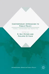 Contemporary Approaches to Public Policy_cover