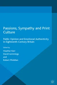 Passions, Sympathy and Print Culture_cover