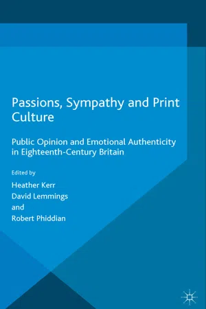 Passions, Sympathy and Print Culture