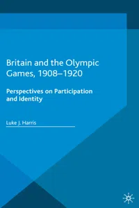 Britain and the Olympic Games, 1908-1920_cover