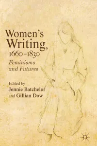 Women's Writing, 1660-1830_cover