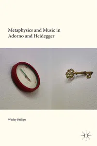 Metaphysics and Music in Adorno and Heidegger_cover
