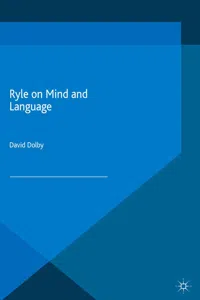 Ryle on Mind and Language_cover