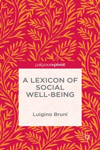 A Lexicon of Social Well-Being_cover