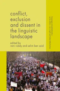 Conflict, Exclusion and Dissent in the Linguistic Landscape_cover