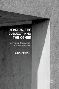 Derrida, the Subject and the Other_cover