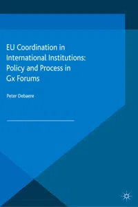 EU Coordination in International Institutions_cover