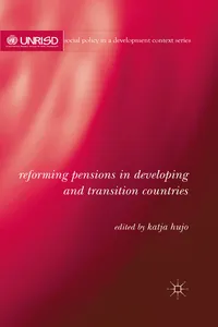 Reforming Pensions in Developing and Transition Countries_cover