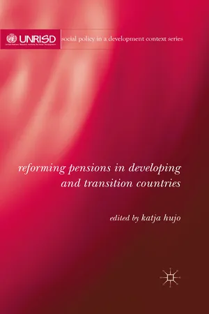 Reforming Pensions in Developing and Transition Countries