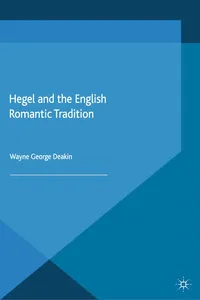 Hegel and the English Romantic Tradition_cover