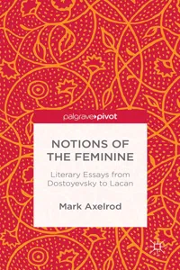 Notions of the Feminine: Literary Essays from Dostoyevsky to Lacan_cover