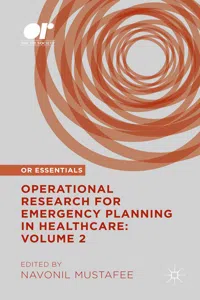 Operational Research for Emergency Planning in Healthcare: Volume 2_cover