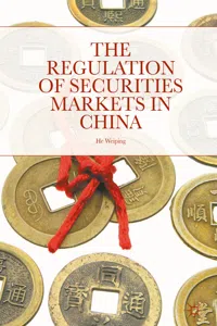 The Regulation of Securities Markets in China_cover