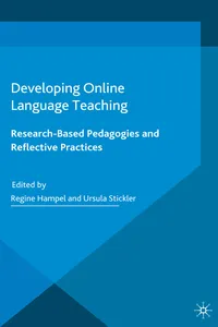 Developing Online Language Teaching_cover