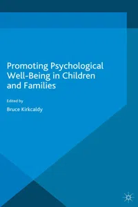 Promoting Psychological Wellbeing in Children and Families_cover