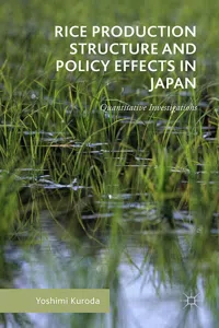 Rice Production Structure and Policy Effects in Japan_cover