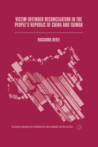 Victim-Offender Reconciliation in the People's Republic of China and Taiwan_cover