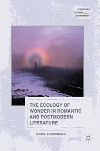 The Ecology of Wonder in Romantic and Postmodern Literature_cover