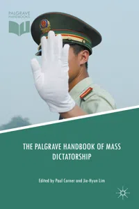 The Palgrave Handbook of Mass Dictatorship_cover