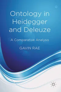 Ontology in Heidegger and Deleuze_cover