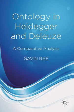 Ontology in Heidegger and Deleuze