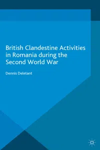 British Clandestine Activities in Romania during the Second World War_cover