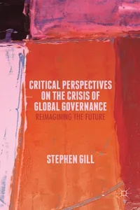 Critical Perspectives on the Crisis of Global Governance_cover