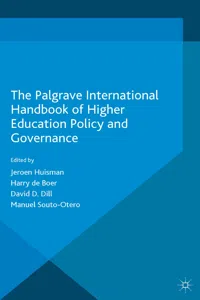 The Palgrave International Handbook of Higher Education Policy and Governance_cover