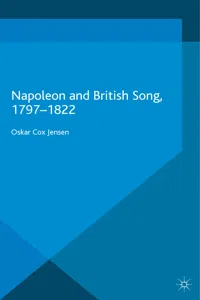 Napoleon and British Song, 1797-1822_cover