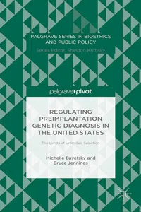 Regulating Preimplantation Genetic Diagnosis in the United States_cover
