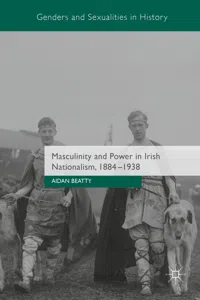 Masculinity and Power in Irish Nationalism, 1884-1938_cover