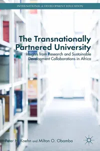 The Transnationally Partnered University_cover