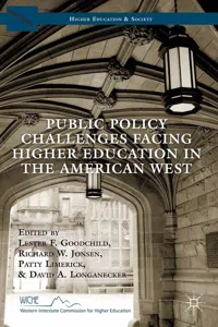 Public Policy Challenges Facing Higher Education in the American West_cover