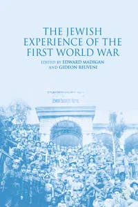 The Jewish Experience of the First World War_cover